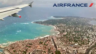 🇫🇷 Paris Orly - Nice Cote d'Azur NCE 🇫🇷 Air France Airbus A321 FLIGHT REPORT Thunderstorm