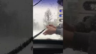 На свою голову поехали в снегопад!Снегопад в Москве 😂04.02.2018