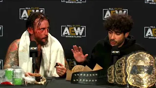 AEW Press Conference from Hell II: CM Punk and Tony Khan