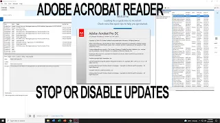 How to stop or disable updates in Adobe Acrobat Reader 2021