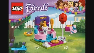 LEGO Friends 41114 Party Styling - instruction timelapse