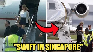 Taylor Swift LANDED in Singapore Ahead of Eras Tour