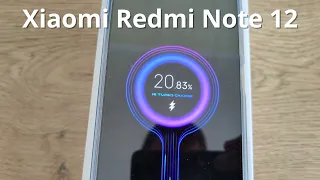 Тест скорости зарядки Mi Turbo Charge на Xiaomi Redmi Note 12