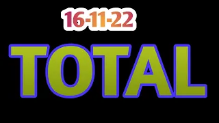 16-11-22 TOTAL WIN || THAILAND LOTTERY RESULT TODAY