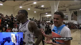 Trae Young Pro-Am League REACTION (GAME WINNING 3)