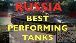 WOT - Best Performing Tanks RUSSIA | World of Tanks