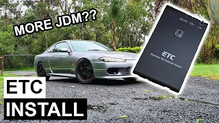 Japanese ETC Reader Install on my Nissan Silvia