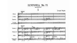 Haydn: Symphony No. 71 in B-flat major (with Score)