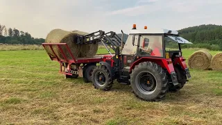Zetor 7245 + MetalFach #agriculture #tractor #zetor #ciągnik #hay