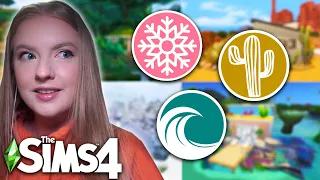 the sims 4 but every TINY HOME is a different BIOME