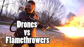 🔥 Can a Racing Drone Outrun a Flamethrower? 🔥