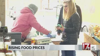 Food prices rising fast as eggs become difficult to find