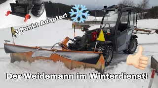 FarmVlog #78 | Mein Eigenbau 3 Punkt Adapter im Test! | Der erste große Schnee 2022 | Moareida Agrar