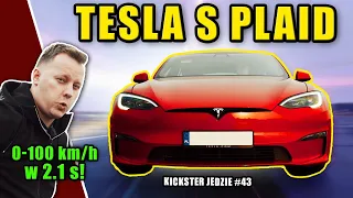 Tesla Model S Plaid - 6 s. do 200 km/h - Kickster jedzie #43