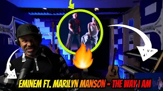 Eminem Ft. Marilyn Manson - The way i am ( Live ) - Producer Reaction