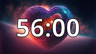 56 Minutes Timer with Music | Valentine's Day Timer