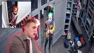 2 KILLER CLOWNS BROKE INTO THE TEAM 10 MANSION! **SECURITY FOOTAGE**