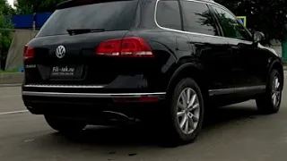 Спортивный глушитель на Volkswagen Touareg 3.6 2017 года