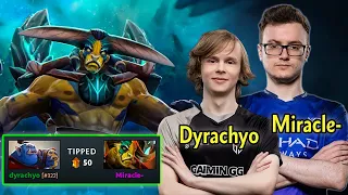 Miracle- Elder Titan vs Dyrachyo: MOST EPIC  PUB Battles!