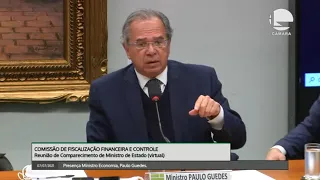Comissão de Fiscalização Financeira e Controle - Presença do ministro Paulo Guedes -  07/07/2021