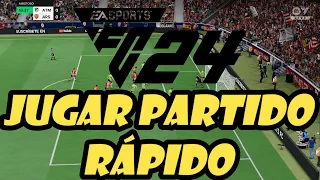 Como jugar PARTIDO RAPIDO en EA Sports FC 24 (FIFA 24)✔️