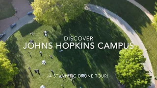 Experience the Breathtaking Beauty of Johns Hopkins Homewood Campus From Above - A Drone Tour!