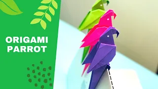 Origami Paper Parrot Easy