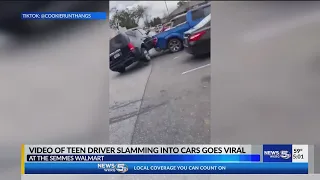 Viral ‘TikTok’ video shows teenager hit multiple cars in Semmes Walmart parking lot