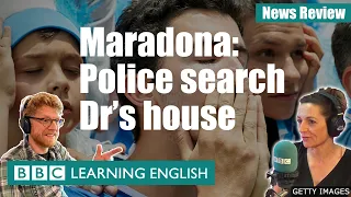 Diego Maradona: Doctor’s house searched: BBC News Review