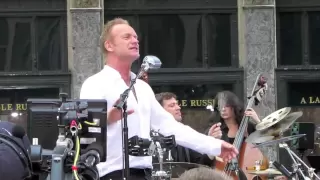 Sting performs "Englishman In New York" live in NYC