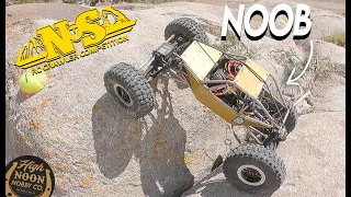Can a N00B Compete in the North VS South Utah RC Crawling Championship? [RC Speedy R2 tough course]