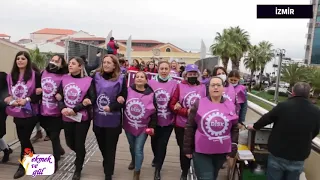 İzmir’de Genel-İş İzmir Şubelerinde örgütlü kadın işçiler hükümeti istifaya çağırdı