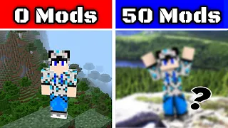 I Installed *50 Mods* in Minecraft Pocket Edition to make it more Realistic | Hindi Gameplay|