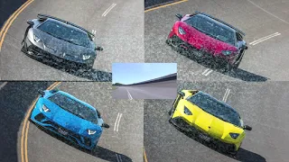 超高音300キロオーバー ４兄弟！アヴェンタドール4台とも300キロオーバー　POWER CRAFT Lamborghini AVENTADOR　フルモデル　高速テスト