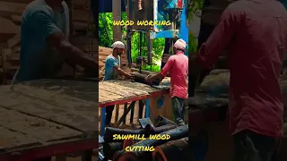 saw mill wood cutting work #Short video #shorts #youtubeshorts
