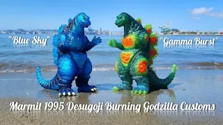 Marmit 1995 Desugoji Burning Godzilla Custom Figures Review!