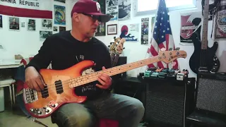 Ernie Ball  Musicman Sabre Bass 1985 - Slow Funk Groove in Am