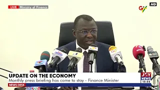 Update On The Economy: Finance Minister addresses the press; insists the Cedi is still strong