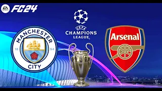 FC 24 | Manchester City vs Arsenal - UCL UEFA Champions League Semi-Final - PS5™ Gameplay