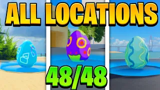 ALL *48* EGG LOCATIONS In Roblox Vehicle Legends! Egg Hunt Event 2024!