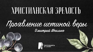 Проявление истиной веры | «Христианская зрелость»; Дмитрий Шпилько