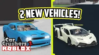 [ROBLOX]: Car Crusher 2 New Update!! (2 New Cars,New Derby Map!!)