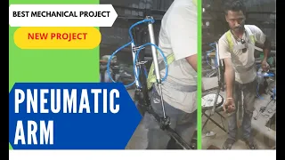 PNEUMATIC ARM LIFTER | PNEUMATIC POWERED EXOSKELETON |HANDICAPPED ARM