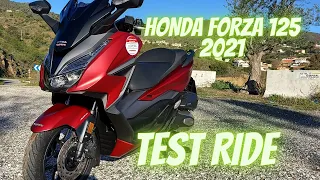 THE NEW Honda Forza 125 (2021) 🔥 Test Ride and Review 🔥 VLOG268 [4K]