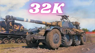 Panhard EBR 105  15K Spot Damage & Panhard EBR 105 17K  World of Tanks Replays