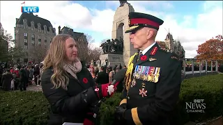 CTV News Special: Remembrance Day 2023 highlights |  Gen. Wayne Eyre reflects