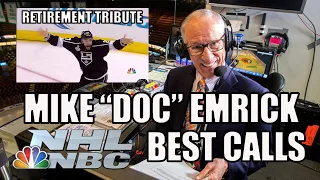 Mike "Doc" Emrick Best Calls (Moments, Goals, Saves) | Emrick Retires [Tribute 2020]