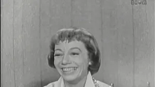 What's My Line? - Imogene Coca; Tom Poston [panel] (Oct 26, 1958)