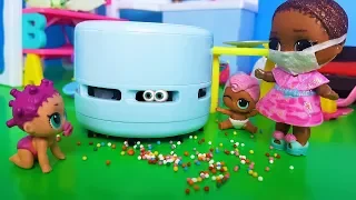 DUSTY! LOL SURPRISE DOLLS in kindergarten lol surprise videos for children