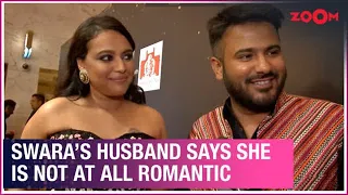 Swara Bhasker & her husband's FUN BANTER at 68th Hyundai Filmfare Awards 2023 | Exclusive